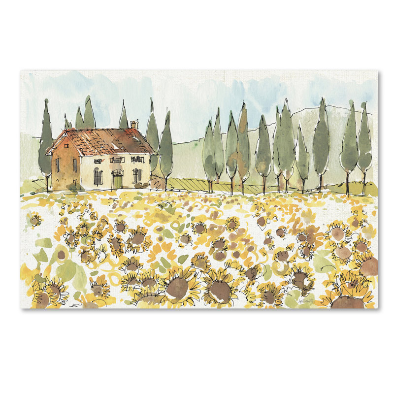 « tuscan élégance i », reproduction d’impression sur toile tendue, H 12 po x l 19 po