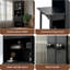 Table d'écriture pliable, armoire de bureau avec tablette et tiroir