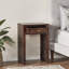 Table de chevet 1 tiroir en brun