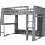 Lit mezzanine Wood