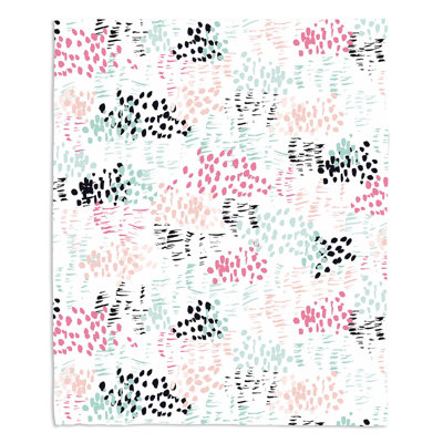  Couverture à pois et lignes