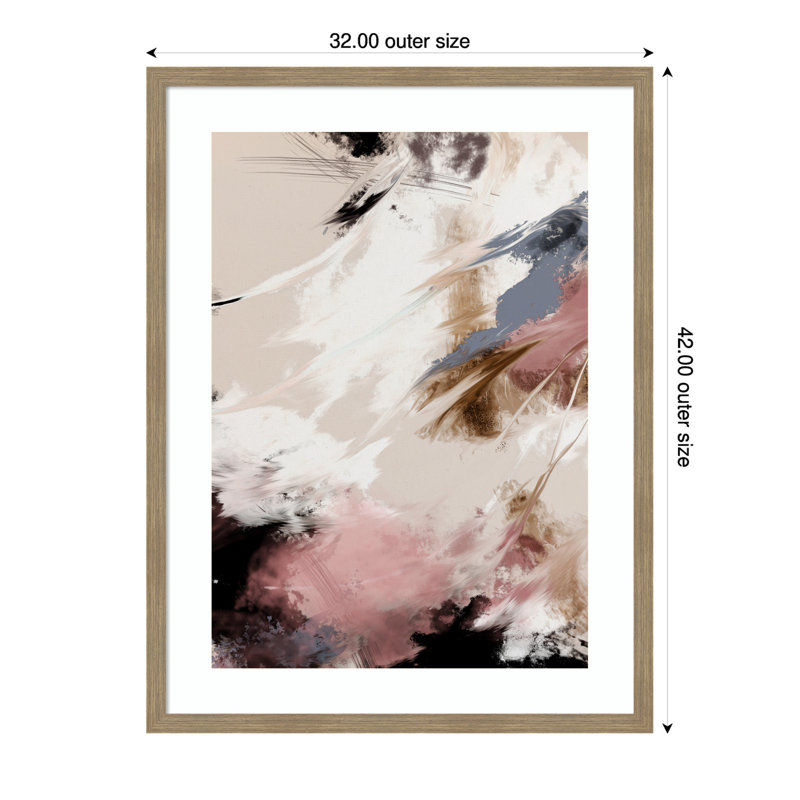 «Splash Clouds» par Pictufy Studio II, reproduction d'art encadrée en bois