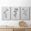 Neutre Meadow I - ensemble de 3 impressions sur toile tendue-724423293