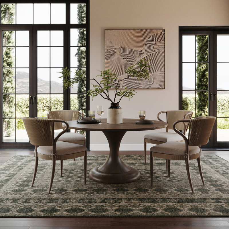 Anelia Traditional Vintage & Distressed Area Rug, Rectangle 4' x 6'