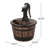 Hand Crafted Weather Resistant Floor Fountain with Light