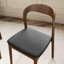 Chaises d'appoint rembourrées en bois massif (ensemble de 2) Modern
