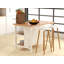 Îlot Casavibe Cb-Home avec plateau en Hpl, 49,6 po x 31,10 po x 36 po (126 x 79 x 91,4 cm)