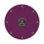 Asscher Vegan Leather Round Pebble Placemat-1871282240