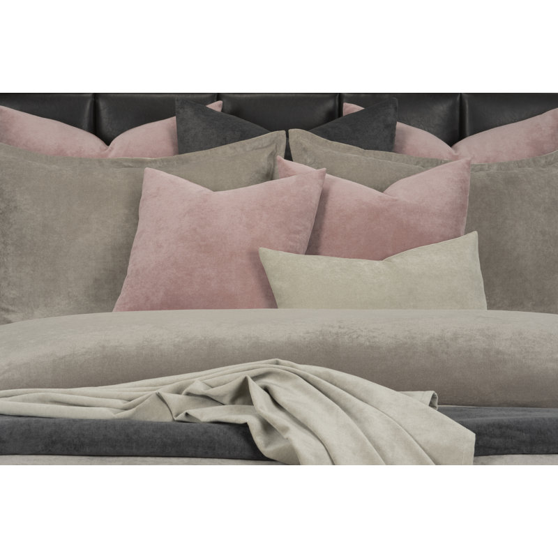 Polyester Channel Duvet Cover & Insert, King Duvet Cover + 2 Shams, Dove