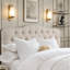 Linen Upholstered Headboard-Modern-Adjustable Height-Button Tufting-1494392675-1494392687