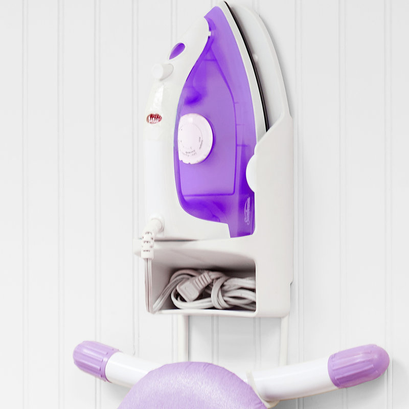 Plastic Over The Door Ironing Board, White
