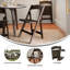Chaise pliante portative en bois massif de qualité commerciale-1950022474