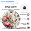Horloge murale moderne en verre 12 po
