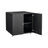 Black Metal Double-Door Printer Cabinet - 360° Lockable Casters, Crafted From Steel, Adjustable Shelves, Waterproof And Not Easy To Wear, Modern Design For Office, Home, Garage.-123994464-123994461