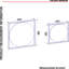 Ellon Wood Flat Wall Mirror