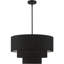 Lustre suspendu 4 lumières en nickel brossé-91957297-91957298-91957301