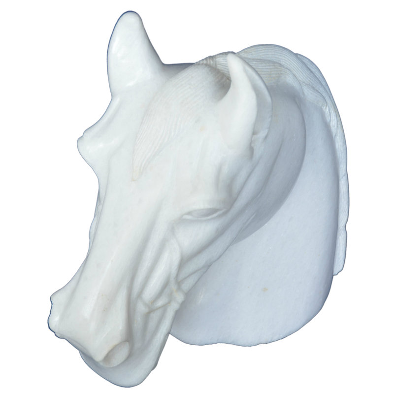 Makrana Marble Horse Bust