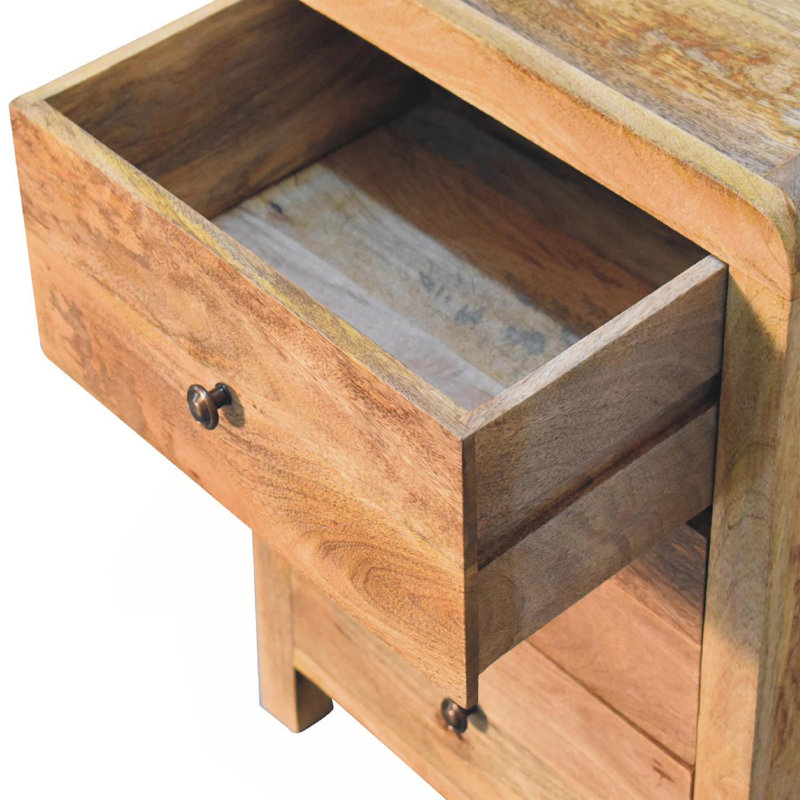 Table de chevet 3 tiroirs Wood
