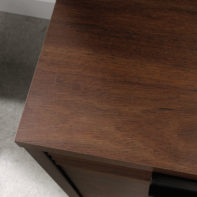 Raylee L-Shaped Credenza Desk