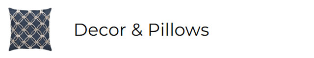 Outdoor Decor & Pillows