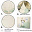 «Green Champagne Glass Sips Simplicity - Wine & Champagne», reproduction d'art sur toile-95893906-95893904