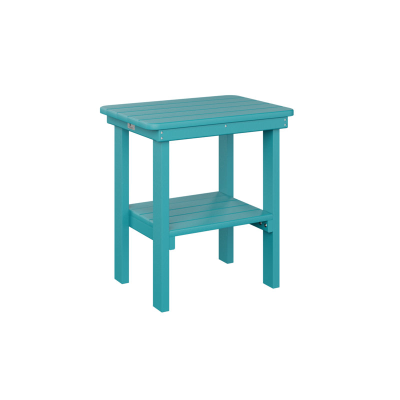 Berlin Gardens Rectangular End Dining Table, Aruba Blue