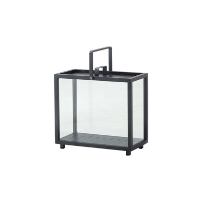 Lighthouse 16.6" Aluminum/Glass Floor Lantern