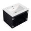 Meuble-lavabo mural flottant 30 po et charnière à fermeture en douceur (seulement meuble-lavabo et lavabo, sans planche de porte)-401657007