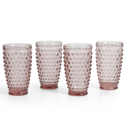 Gobelet en verre fait à la main 14,3 oz Martha Stewart Chauncey de Martha Stewart - transparent