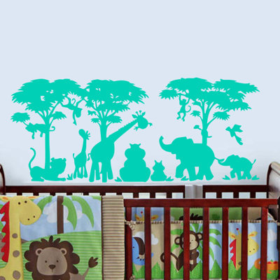 Décalcomanie murale de l’africain safari Arterberry