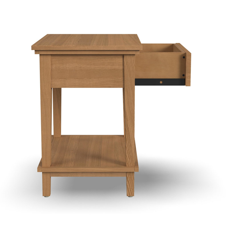 Egberto 22'' W Nightstand, Brown