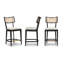 Tabouret de comptoir Curve Cane-102045563