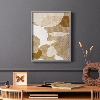 Texture Desert I, reproduction encadrée - bois massif