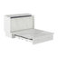 Lit escamotable en bois massif avec station de charge et matelas Kindig-23569781-71855950