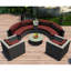 District Outdoor 6 - Piece Conversation Set-169013297