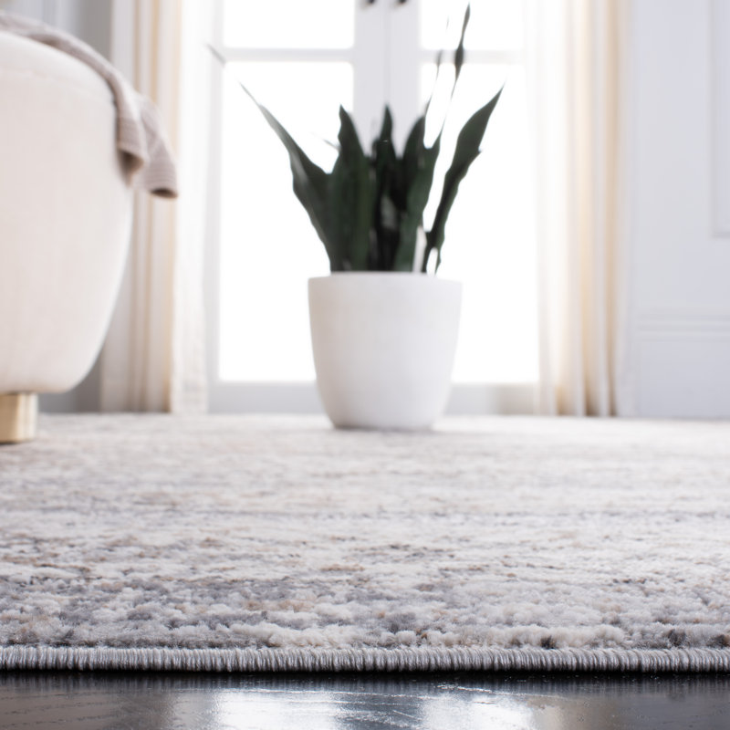 Tapis en coton Gratia Southwestern, Rond 6 pi 7 po