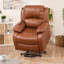 Patchway Faux Leather Heated Massage Chair-1526149310