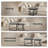 Top Nesting Coffee Tables, Round Living Room End Tables with Metal Base-431491397-431491418