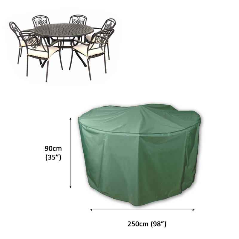Outdoor Patio Dining Set Cover, Green