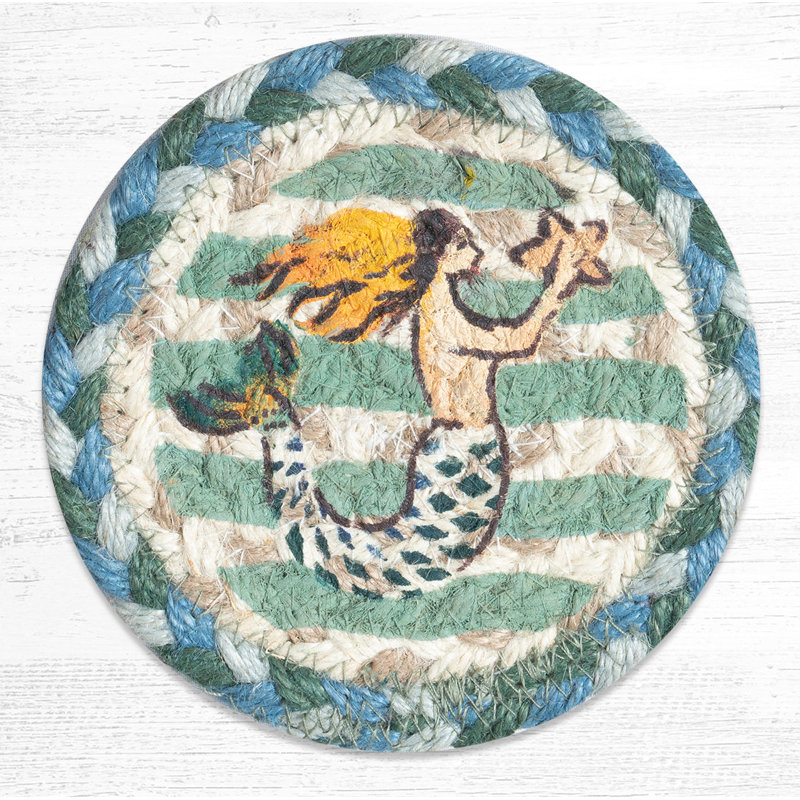  IC-245 Mermaid Printed Coaster 5"x5"