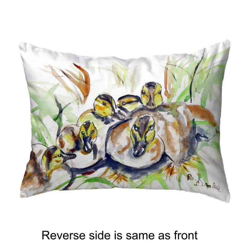 Outdoor Reversible Throw Pillow