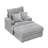 39-Inch Spring Upholstered Armchair And Ottoman Set - Comfortable Single With Cup Holder And Corduroy Fabric Sofa-24927500