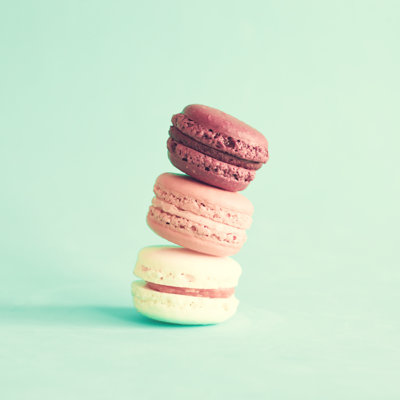 Tower of Macaroons 1 Piece Wrapped Canvas Wall Art