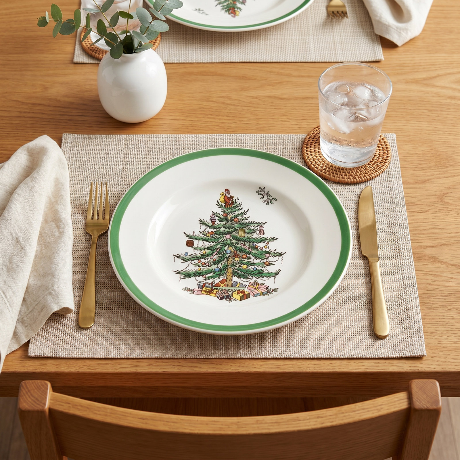 Christmas Tree 7" Bread and Butter Plate