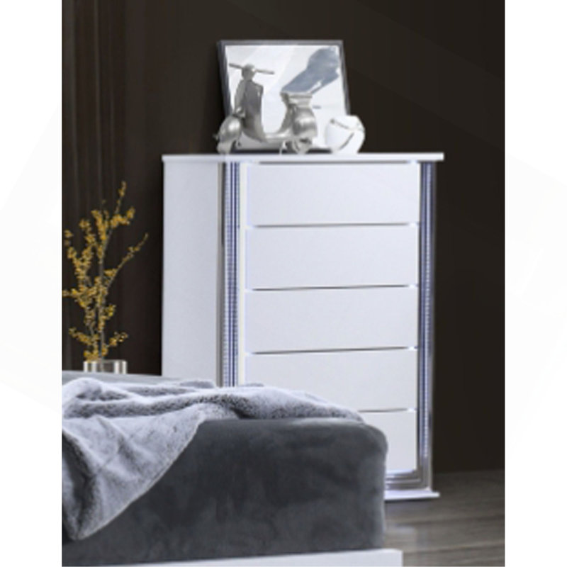 Commode blanche à lune MOON