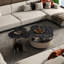 Table basse moderne en acier inoxydable-1373496696