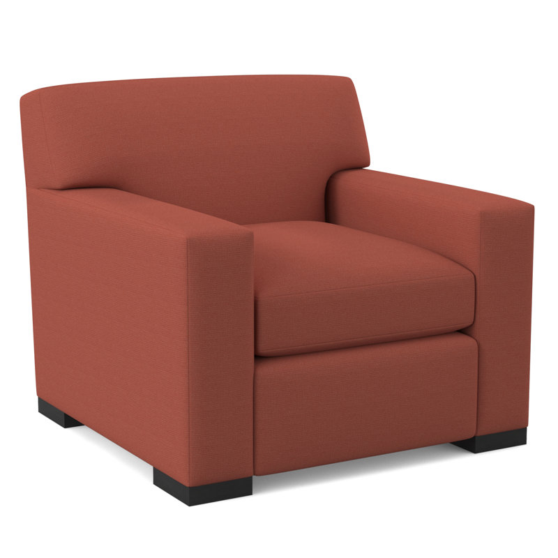 Elkins Armchair, Espresso, Elise Linen