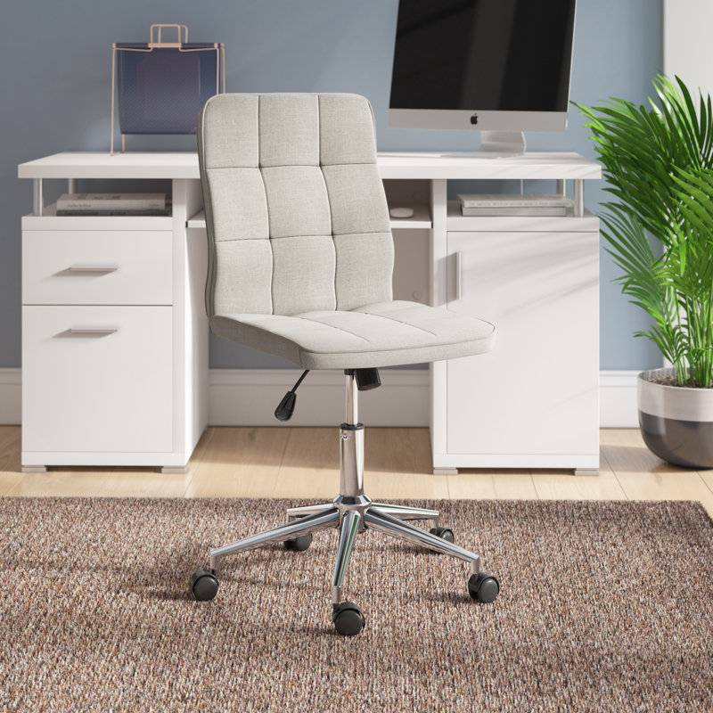 Chaise de travail Shufelt, Gris