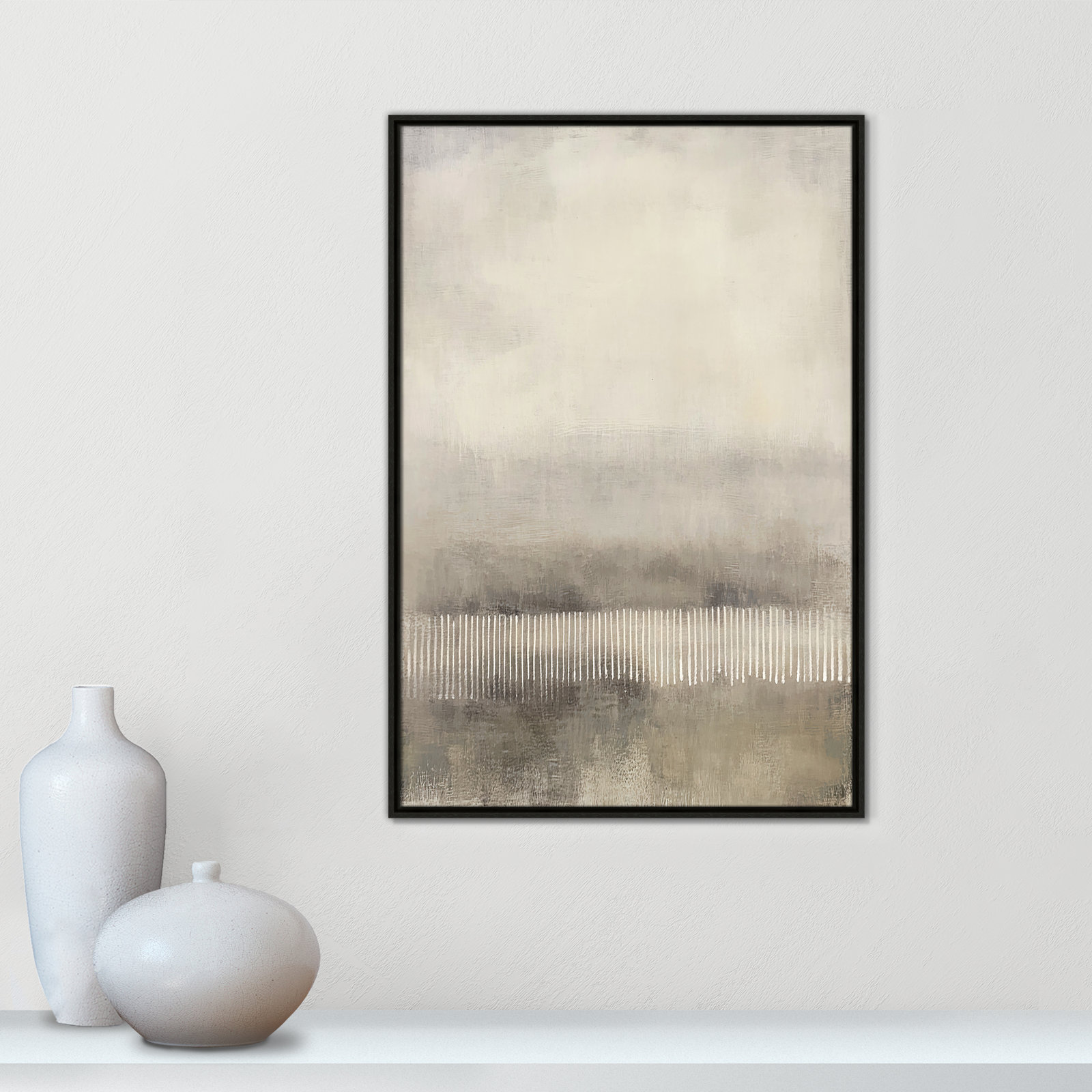 Balanced Silence I Print by Irena Orlov, 37.5" H x 25.5" W, Espresso Floater