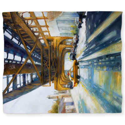 Cars under the bridge - Building Contemporary Duvet Cover | Home Decor